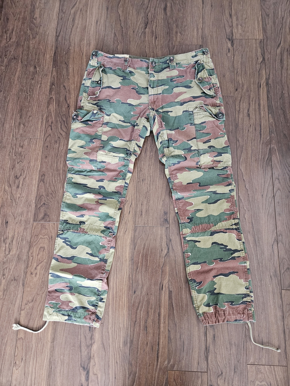 Polo Ralph Lauren Duck Hunter Camo Ripstop Combat Cargo Pants 38x34 Men Military